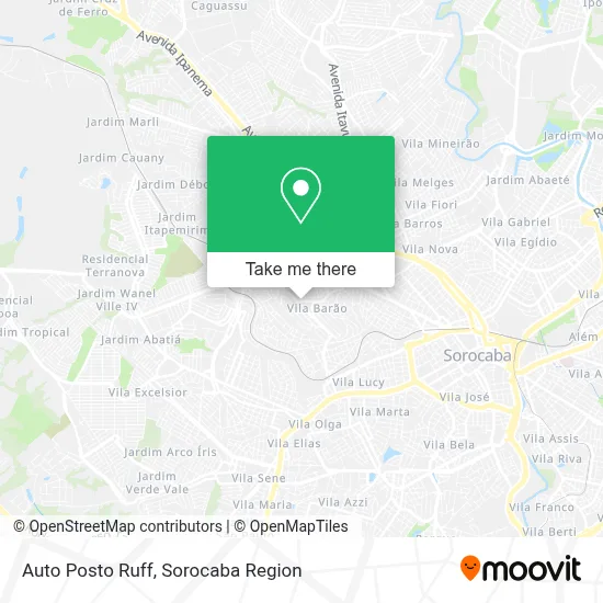Auto Posto Ruff map