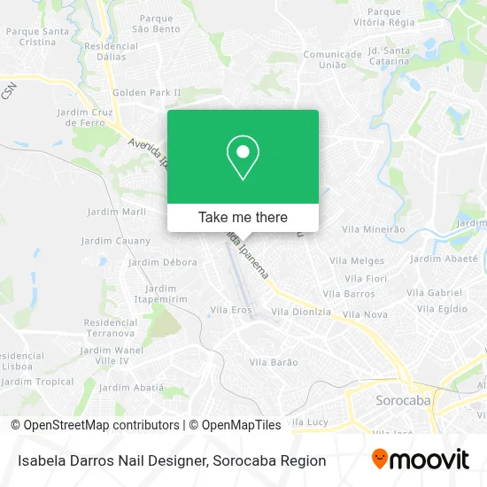 Isabela Darros Nail Designer map