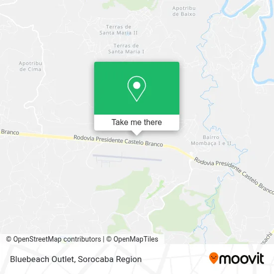 Bluebeach Outlet map