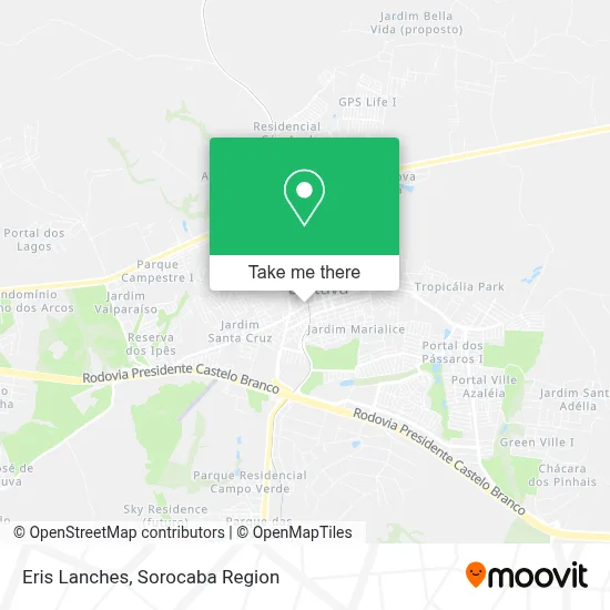 Eris Lanches map