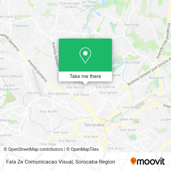 Fala Ze Comunicacao Visual map