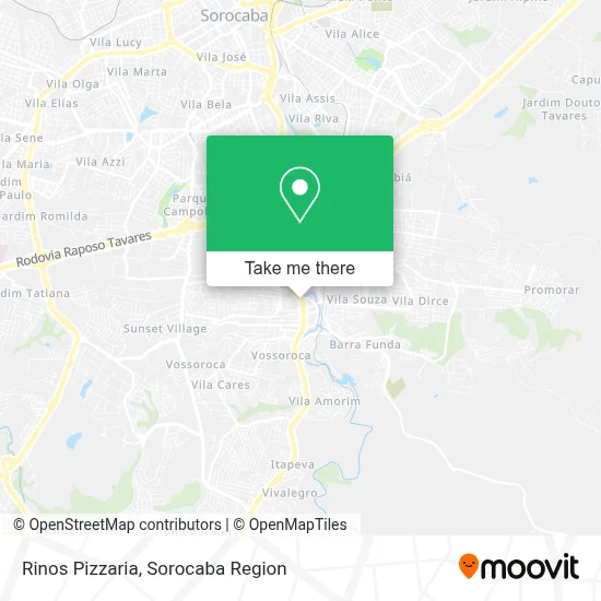 Rinos Pizzaria map