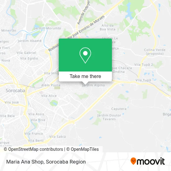 Maria Ana Shop map