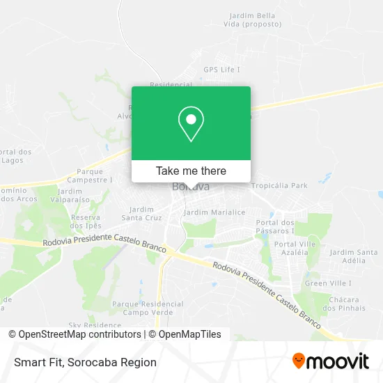 Smart Fit map