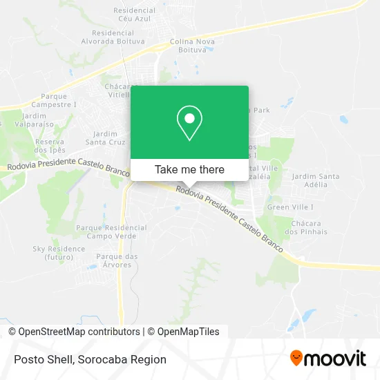 Posto Shell map