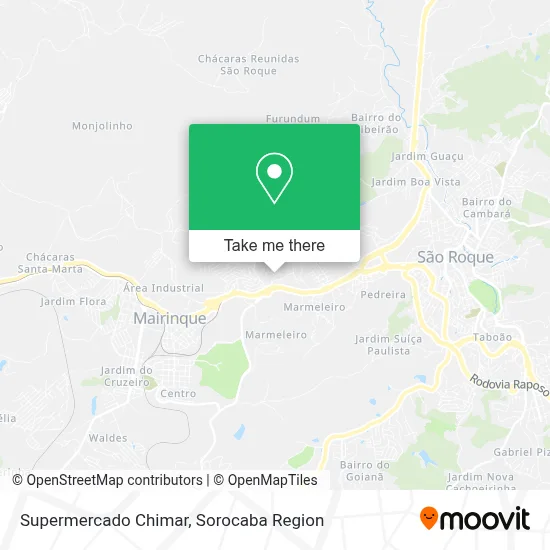 Supermercado Chimar map