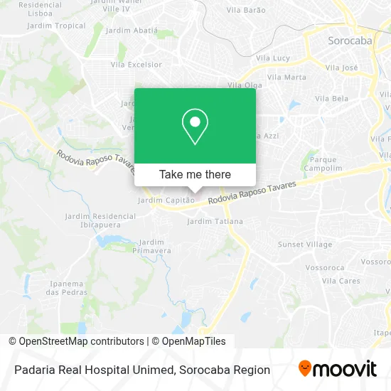 Padaria Real Hospital Unimed map