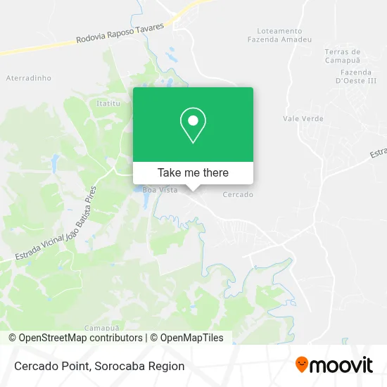 Cercado Point map