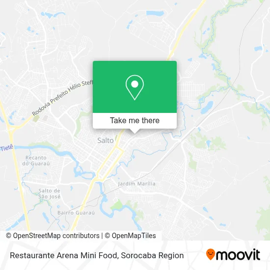 Restaurante Arena Mini Food map