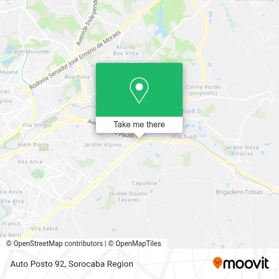 Auto Posto 92 map