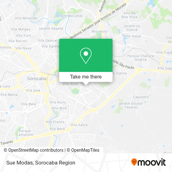 Sue Modas map