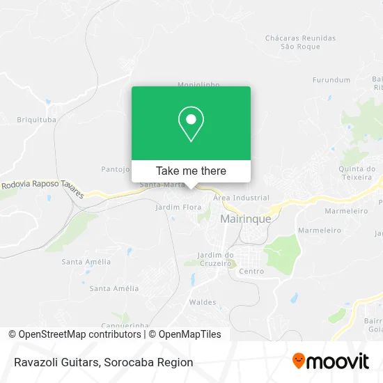 Ravazoli Guitars map