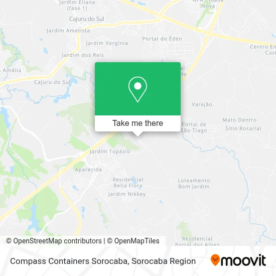 Compass Containers Sorocaba map