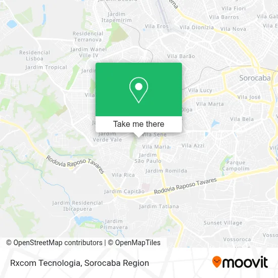 Rxcom Tecnologia map