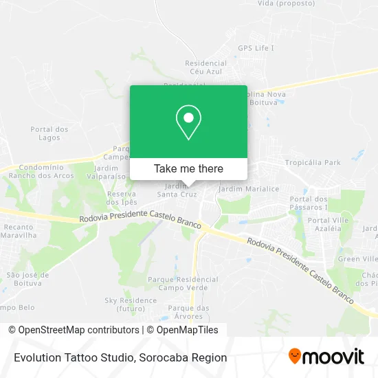 Evolution Tattoo Studio map
