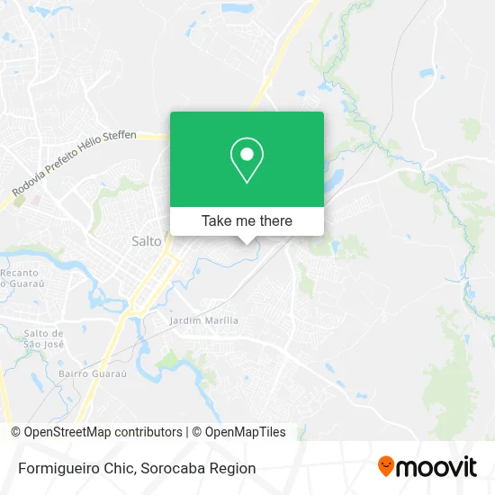 Formigueiro Chic map