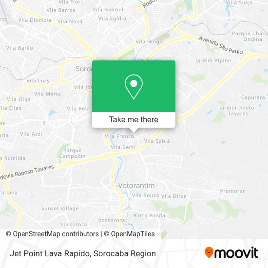 Jet Point Lava Rapido map