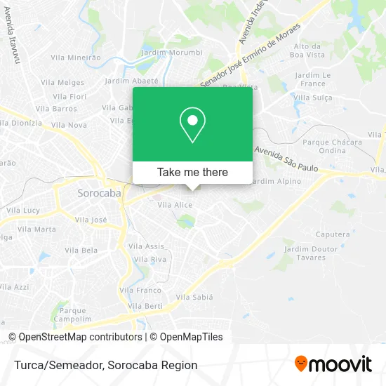 Turca/Semeador map