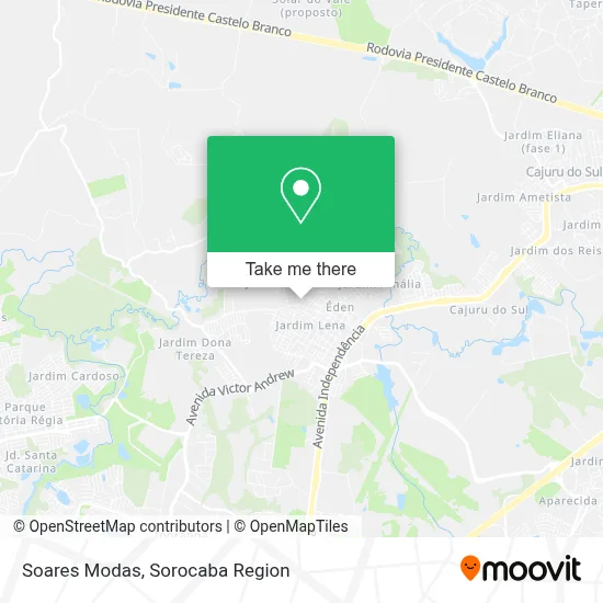 Soares Modas map