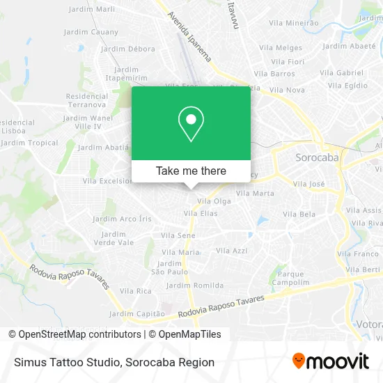 Simus Tattoo Studio map