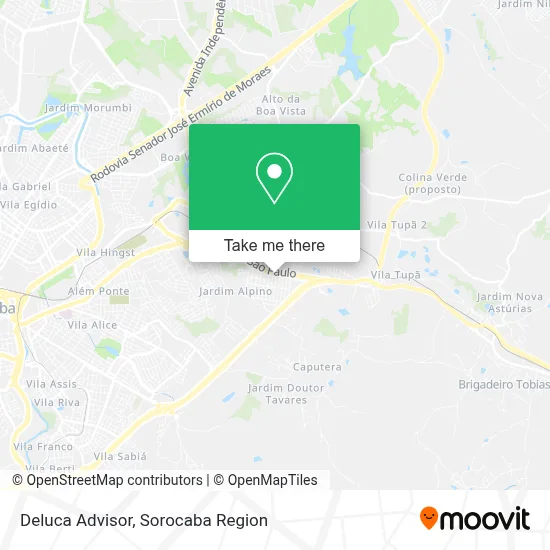 Deluca Advisor map