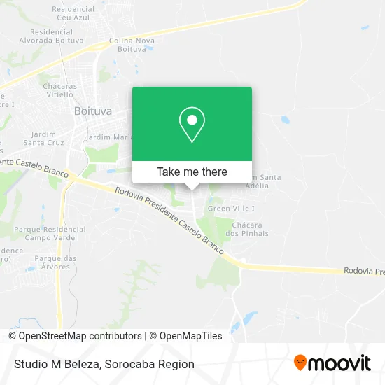 Studio M Beleza map