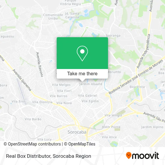 Real Box Distributor map