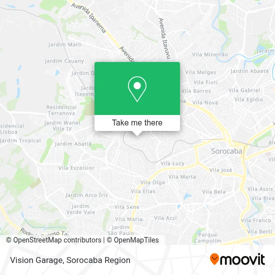 Vision Garage map