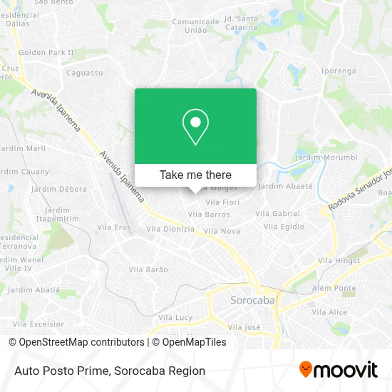 Auto Posto Prime map