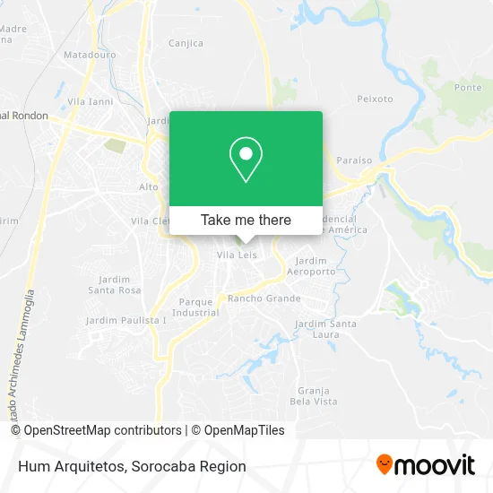 Hum Arquitetos map