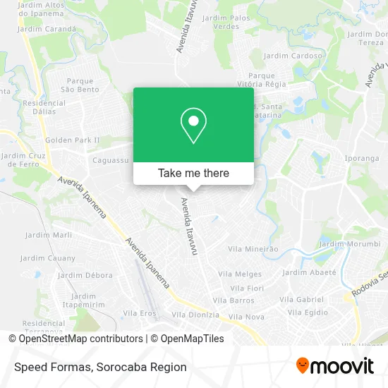 Speed Formas map