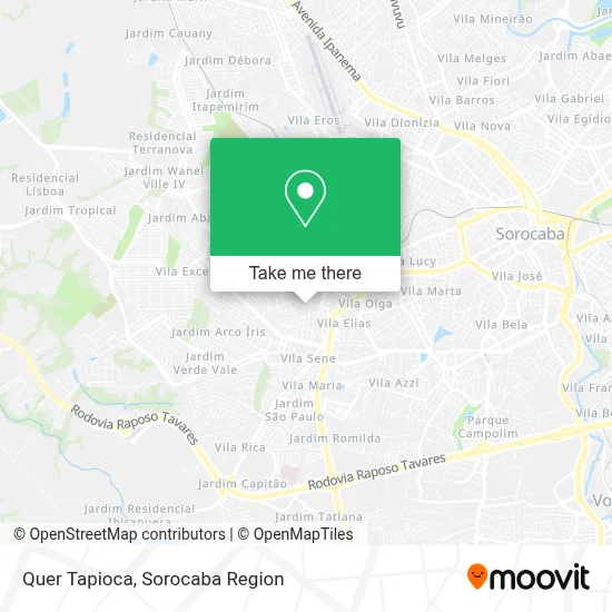 Quer Tapioca map