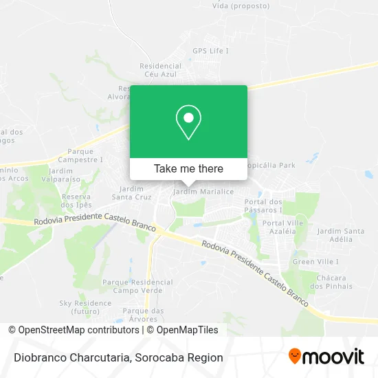 Diobranco Charcutaria map