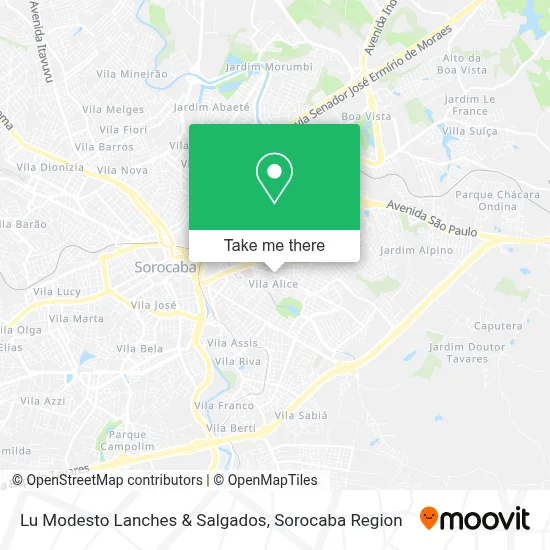 Lu Modesto Lanches & Salgados map