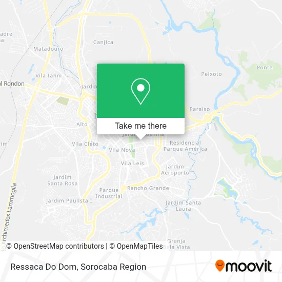 Ressaca Do Dom map