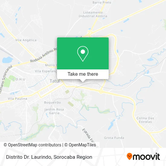 Distrito Dr. Laurindo map