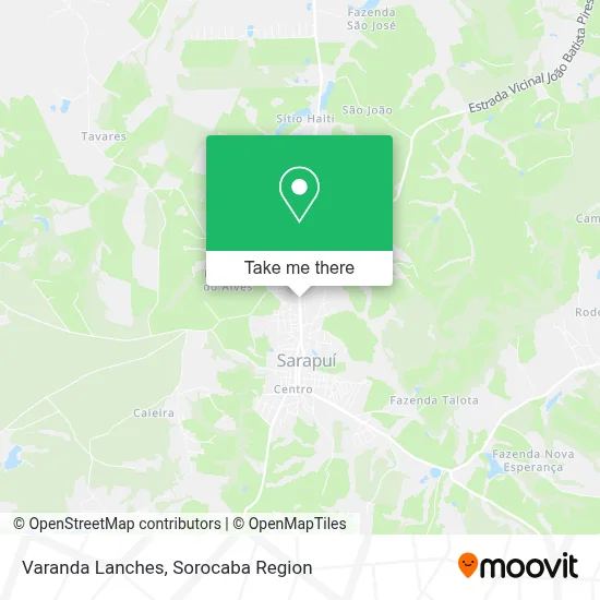 Varanda Lanches map