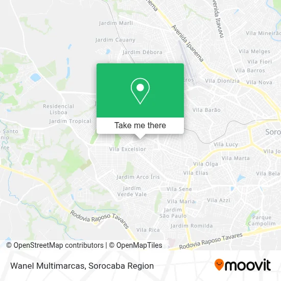 Wanel Multimarcas map