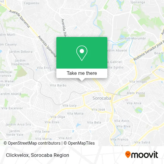 Clickvelox map