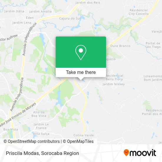 Priscila Modas map
