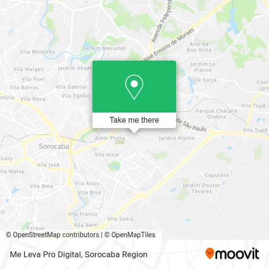 Me Leva Pro Digital map