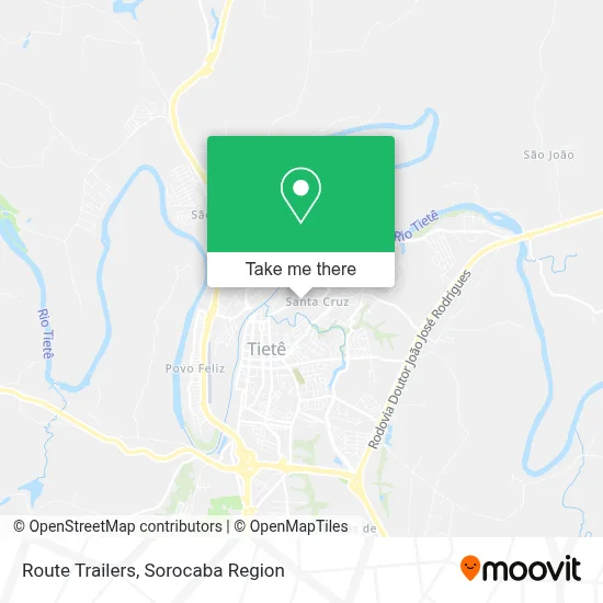 Route Trailers map