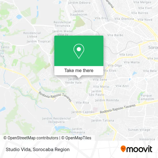 Studio Vida map