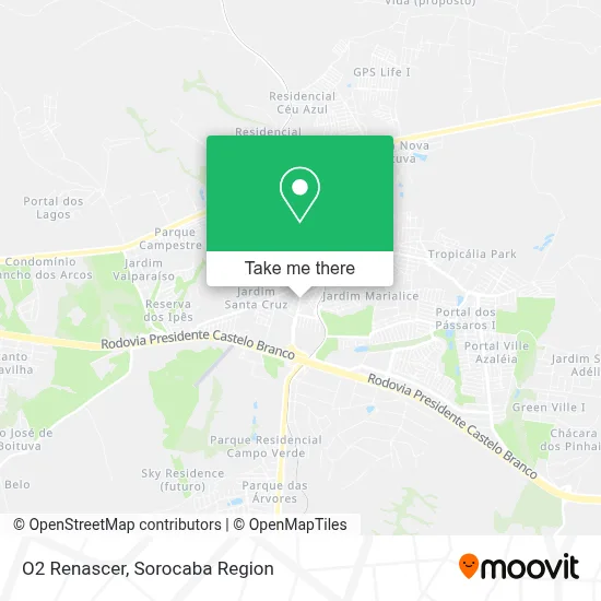 O2 Renascer map