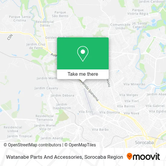 Watanabe Parts And Accessories map
