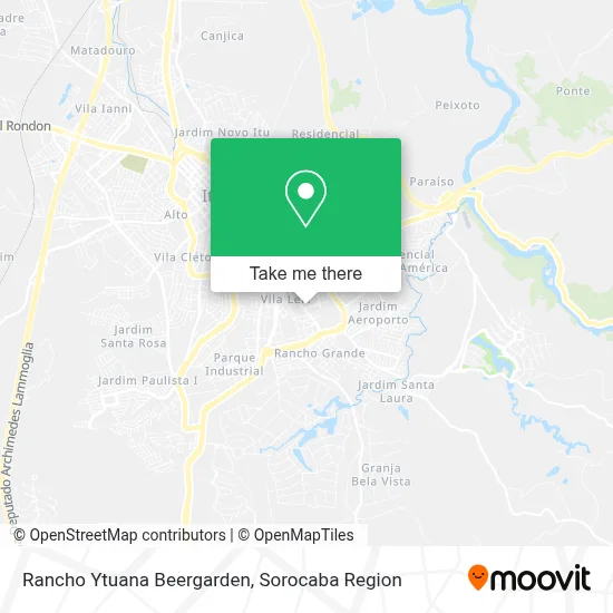 Rancho Ytuana Beergarden map