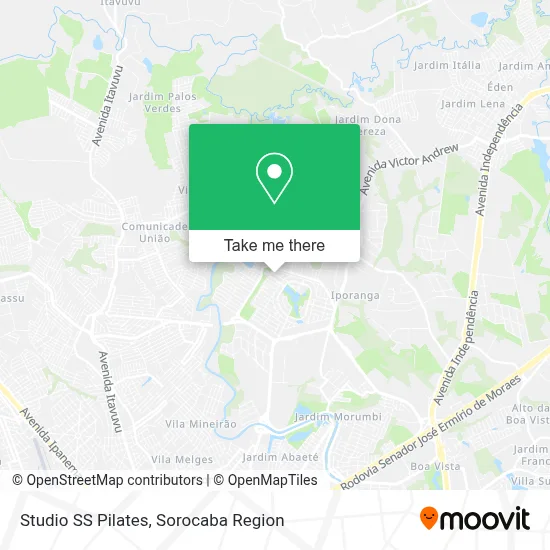 Studio SS Pilates map