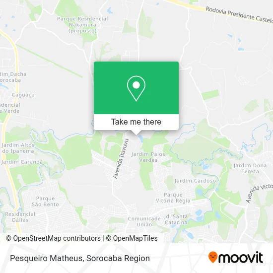 Pesqueiro Matheus map