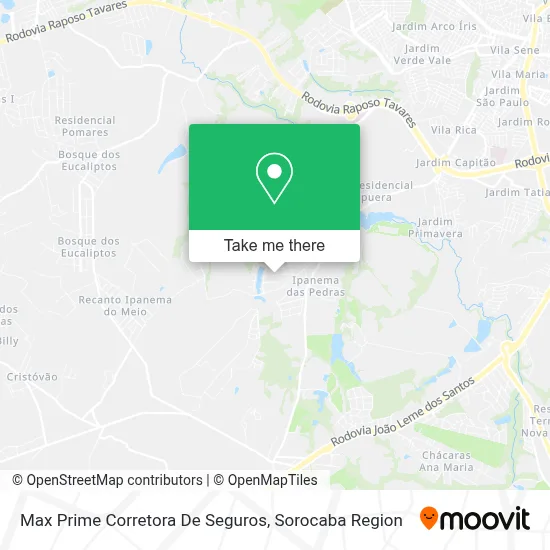 Max Prime Corretora De Seguros map
