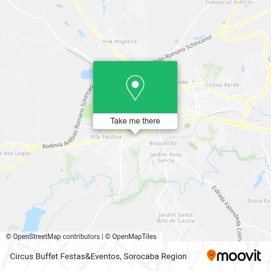 Circus Buffet Festas&Eventos map